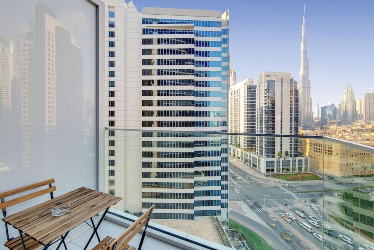 Marquise Square Tower, Business Bay - Bright Studio Dubai Bagian luar foto