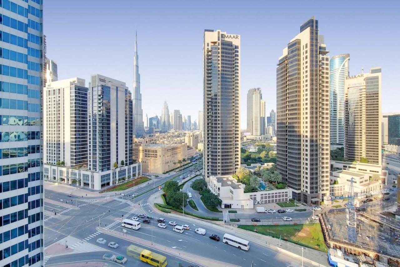 Marquise Square Tower, Business Bay - Bright Studio Dubai Bagian luar foto